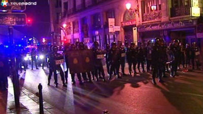 Detenidas 15 personas durante la manifestación contra los recortes en Madrid