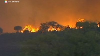 España envía dos aviones para apagar incendio en la región lusa del Algarve