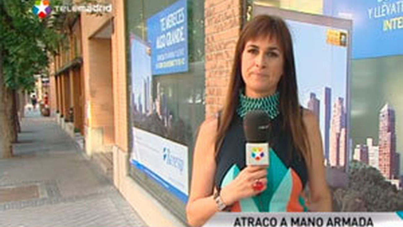 Atraco a mano armada en una sucursal bancaria