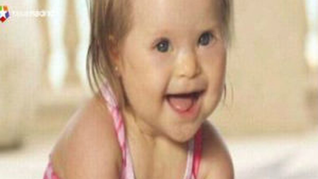 Valentina, modelo infantil con síndrome de Down