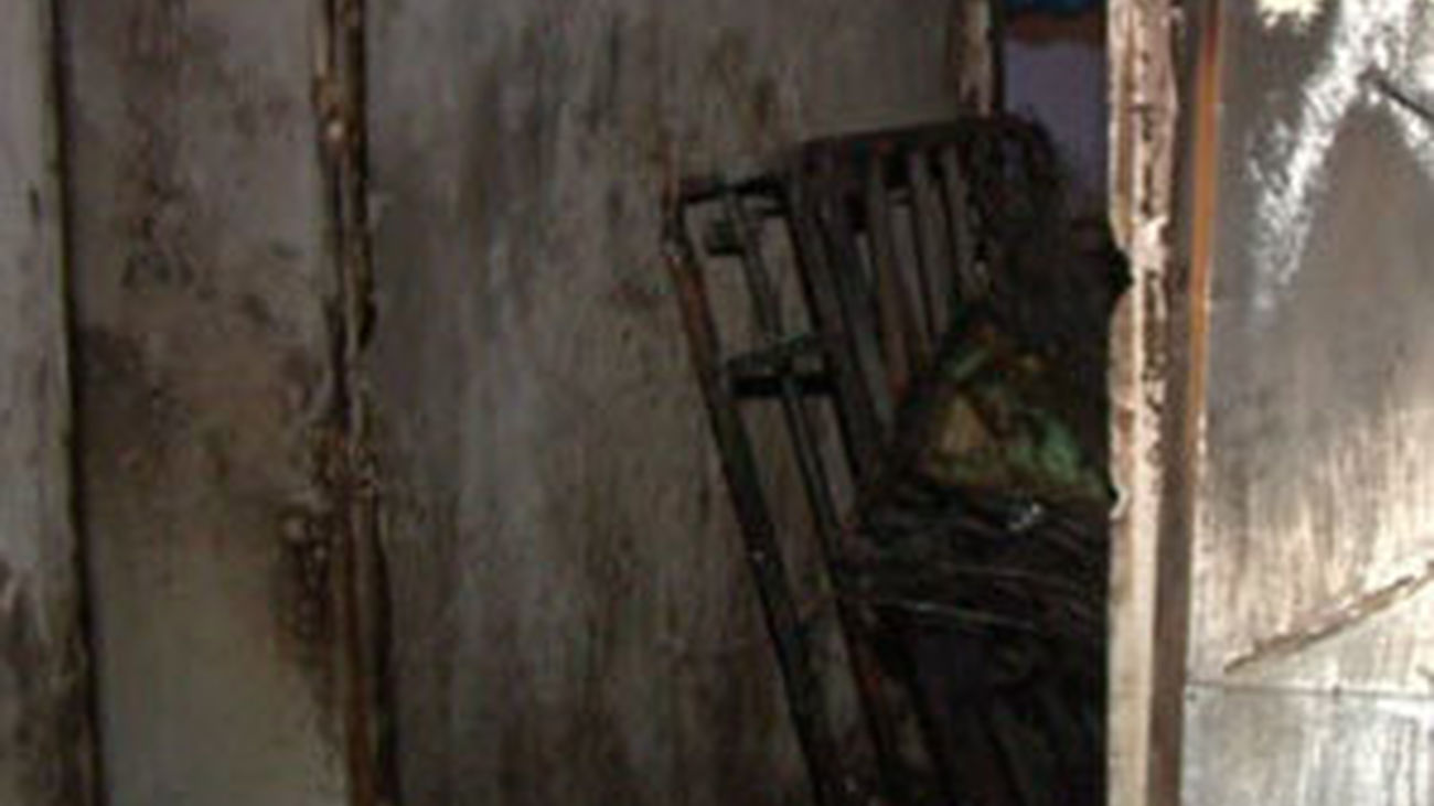 Aparatoso incendio en Carabanchel