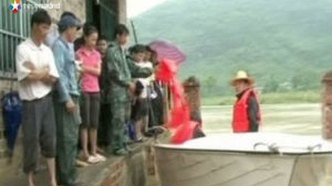 China anuncia 189 millones de dólares para paliar los efectos de las lluvias
