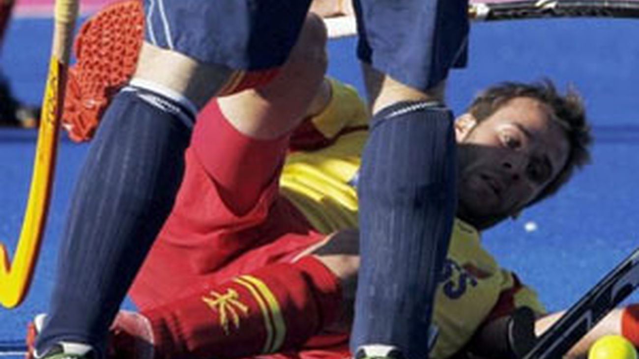 El jugador español de hockey hierba