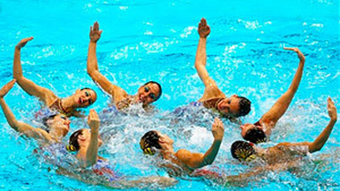 Equipo español natación sincronizada Juegos Olímpicos Londres 2012