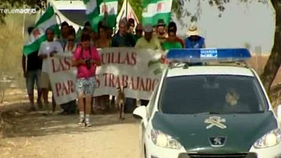 La Guardia Civil desaloja la finca ocupada por el Sindicato Andaluz de los Trabajadores