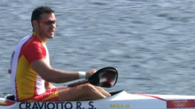 Saul Craviotto, medalla de plata en K1 200