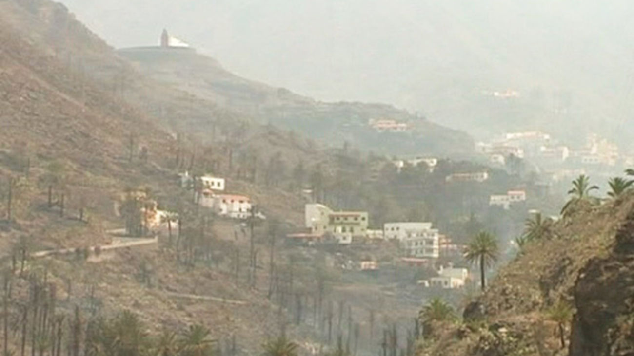 Incendio en la Gomera para carrusel
