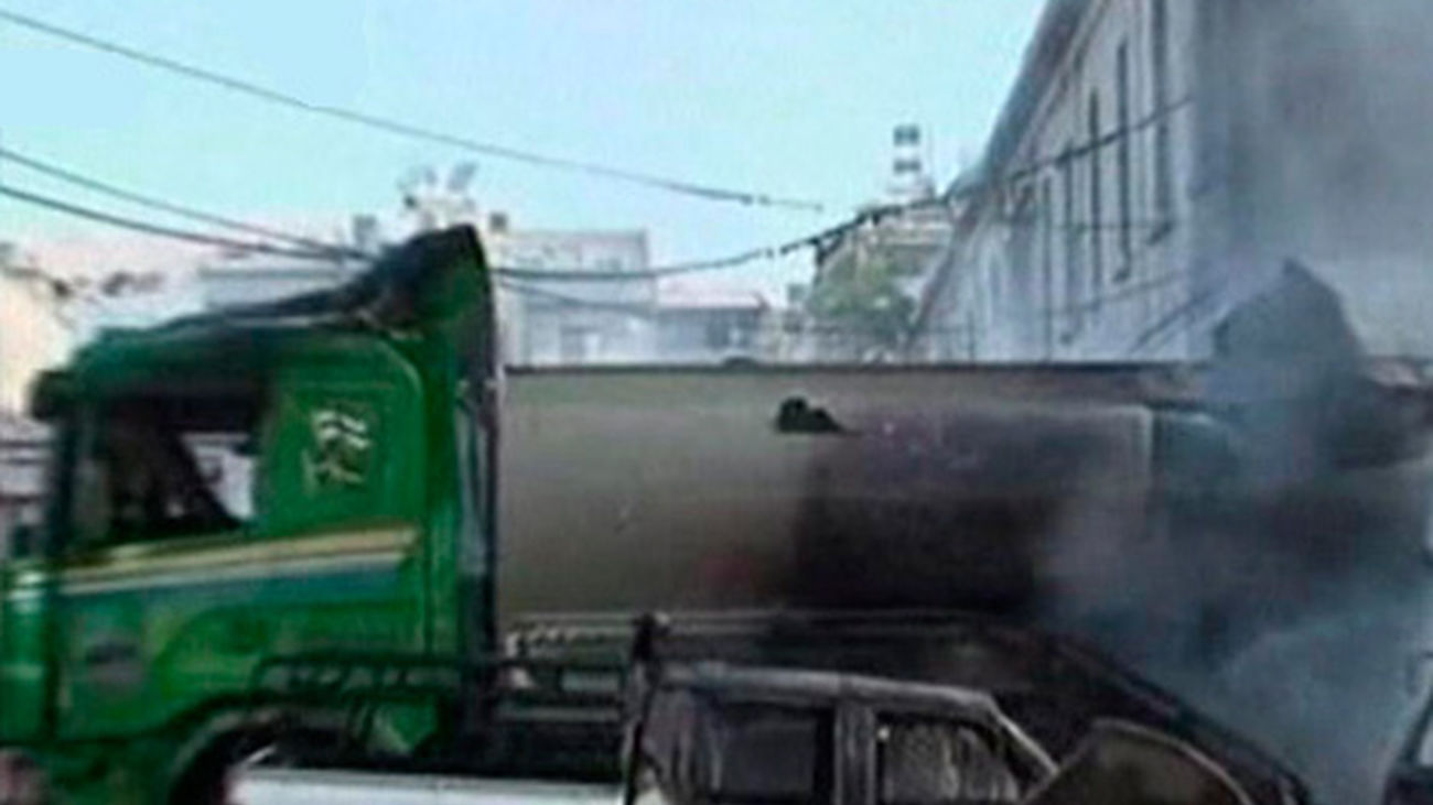 Fuerzas de régimen y rebeldes se enfrentan cerca de la sede de Gobierno sirio