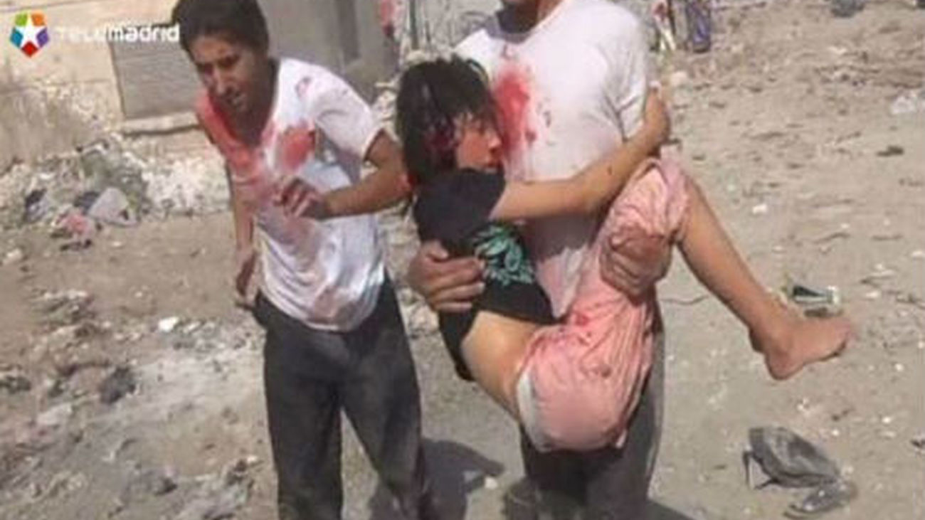 Mueren 40 personas en un ataque contra una panadería en Alepo