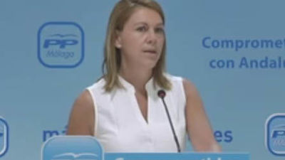 Cospedal asegura que el Gobierno "no va a dejar a nadie en la cuneta"