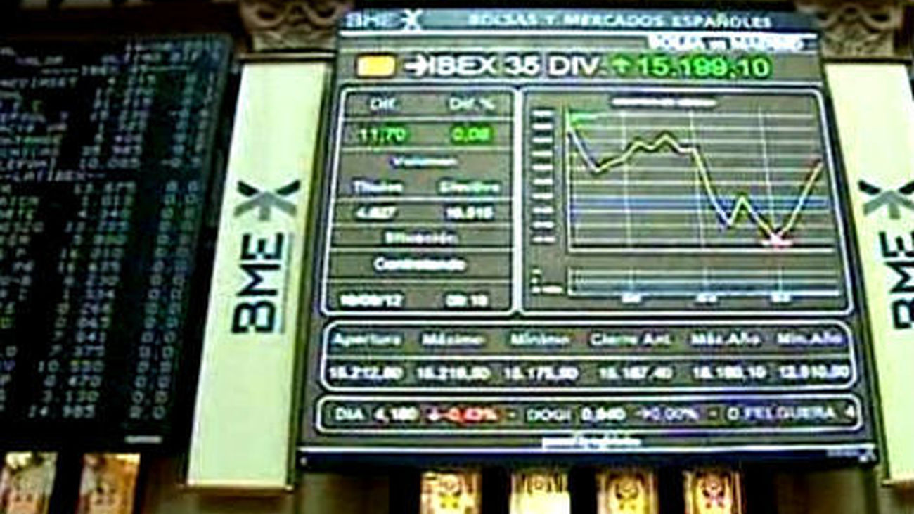 El IBEX retrocede un 1,18% y pierde los 8.200 puntos contagiado por Bankia