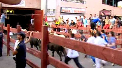 Encierro "limpio" en la primera jornada de festejos taurinos de Leganés