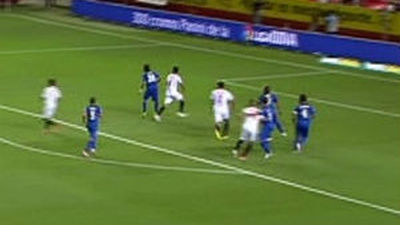 2-1. El Sevilla gana con muchas dudas frente a un Getafe sin pólvora