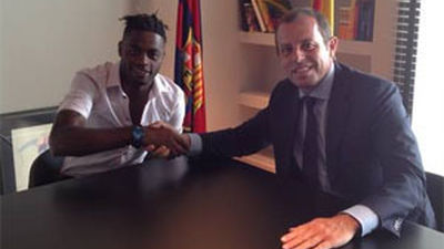 Tras un reconocimiento médico satisfactorio, Alex Song ya es blaugrana