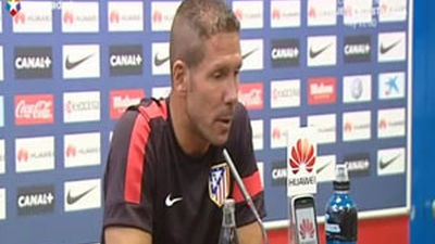Simeone: "Hoy voy a ver al Athletic, no me interesa la Supercopa"