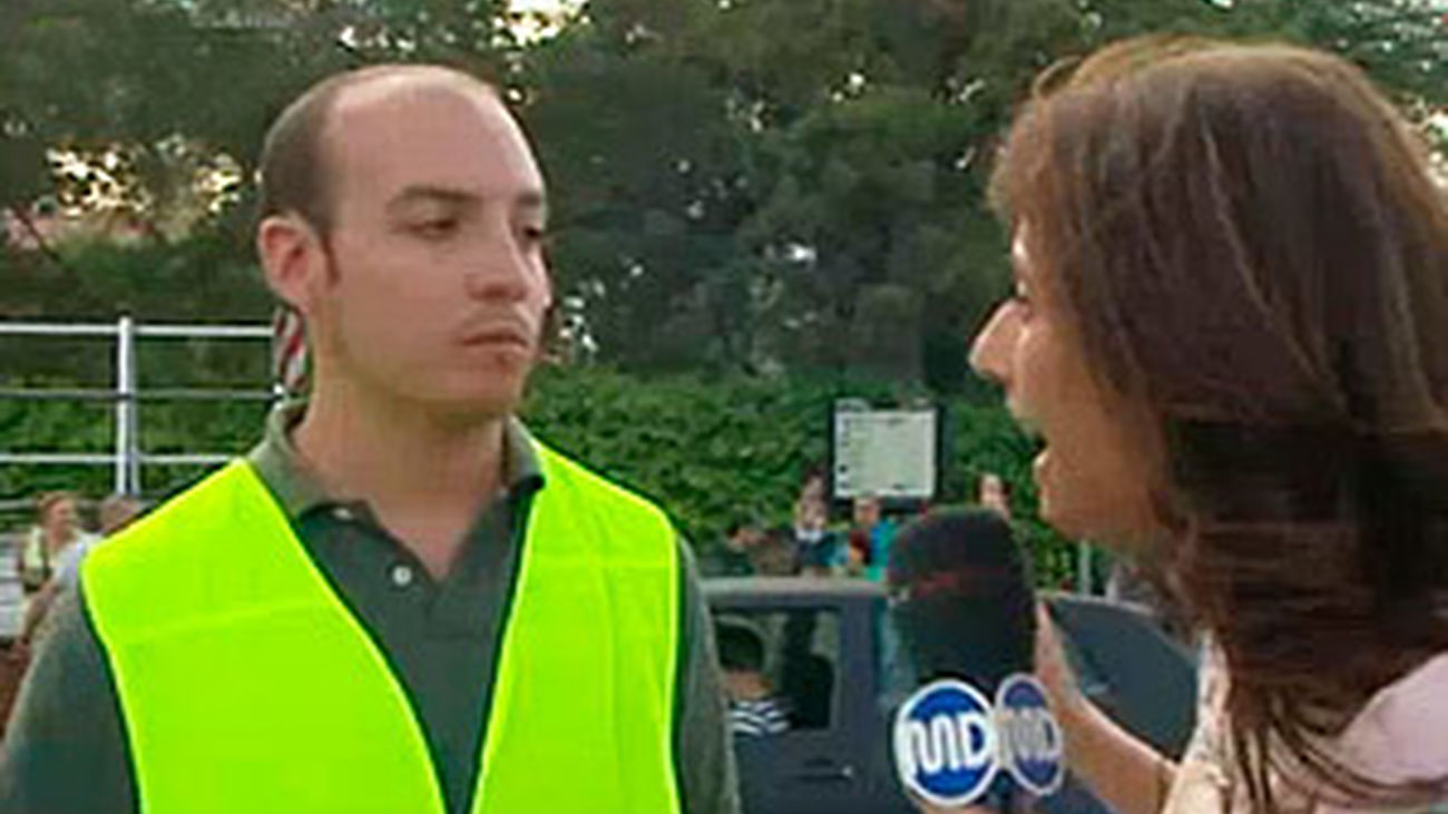 Ayuda a los desalojados en Robledo de Chavela