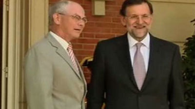 Rajoy defenderá ante Van Rompuy pasos rápidos hacia la unión bancaria y fiscal