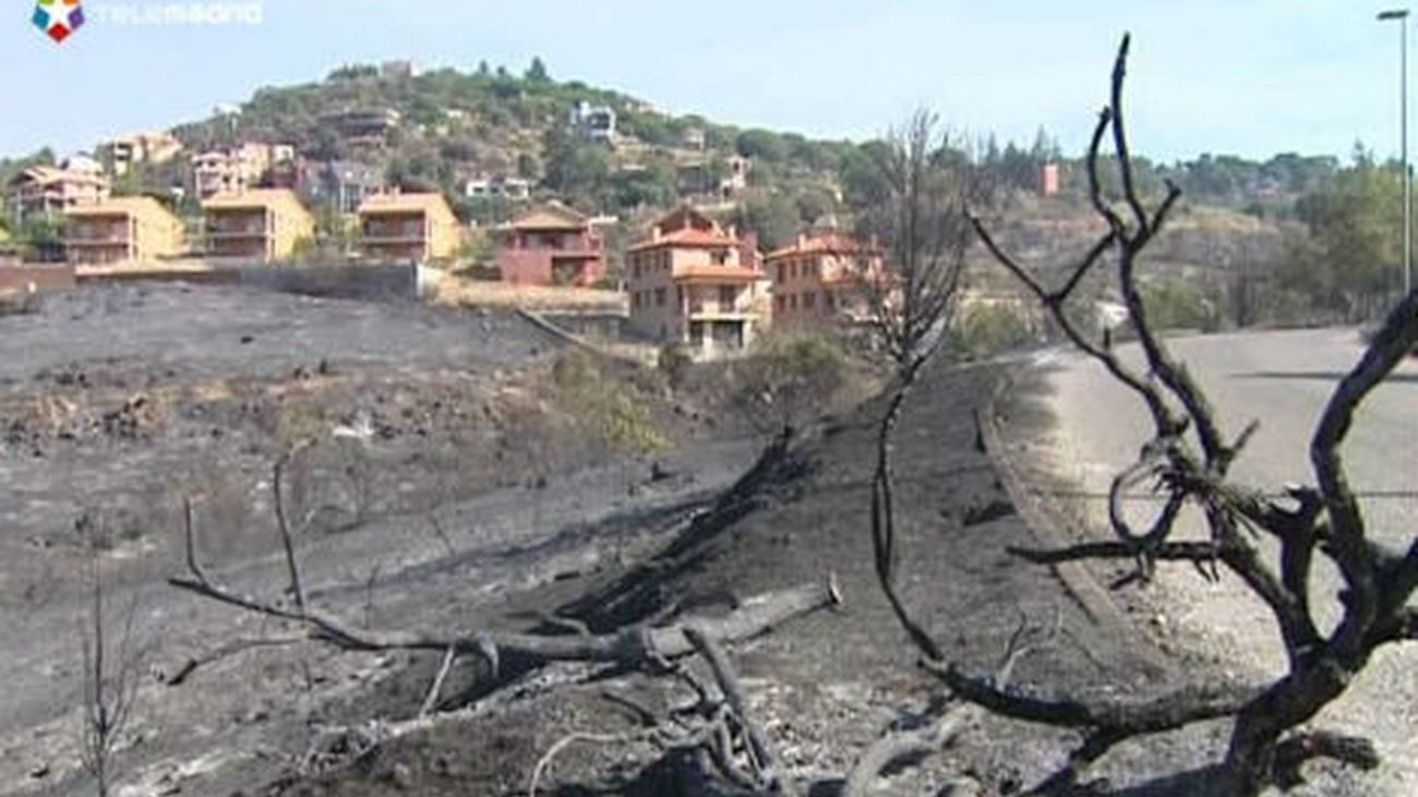 Estabilizados todos los focos del incendio de Robledo y Valdemaqueda