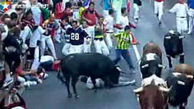 Dos heridos por asta de toro en el tercer encierro de San Sebastián de los Reyes
