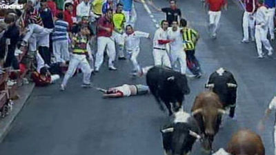 Dos heridos por asta de toro en el tercer encierro de San Sebastián de los Reyes
