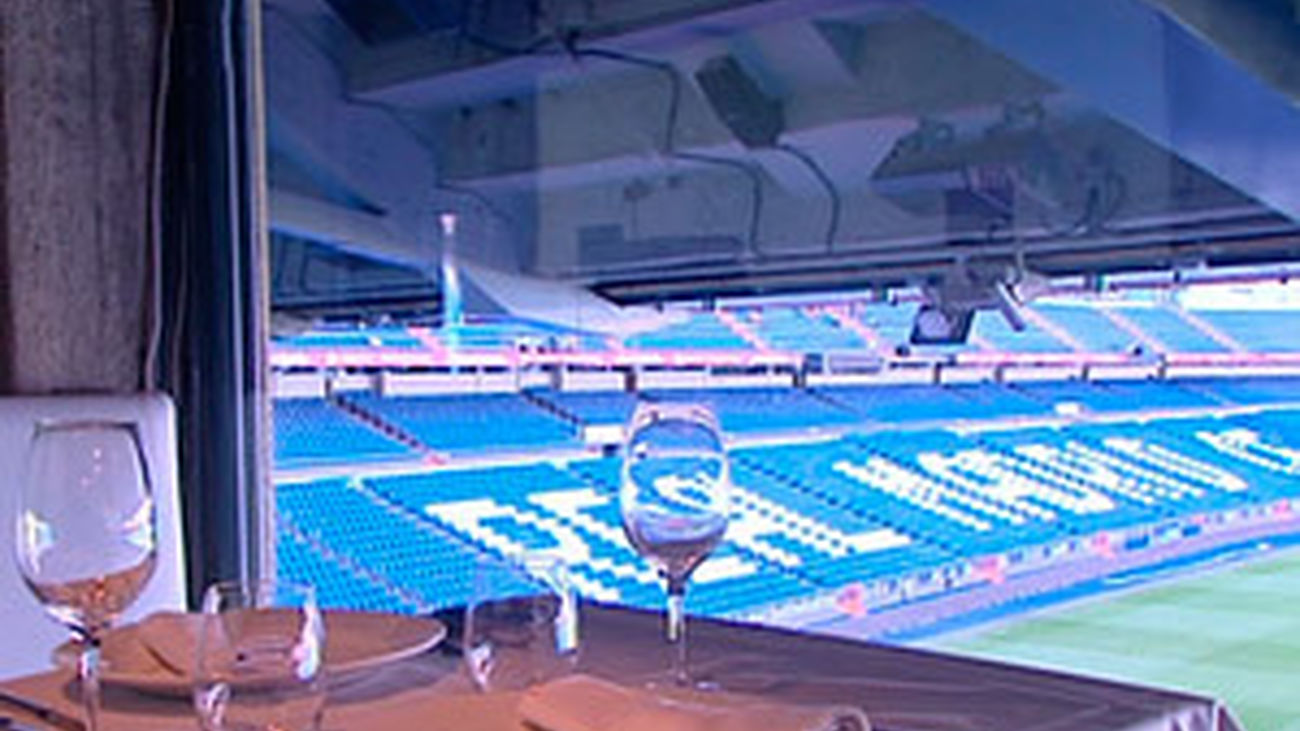 Fideos de arroz con vistas al Bernabéu