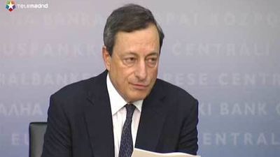 Draghi prevé una recuperación de la economía en la segunda mitad de 2013
