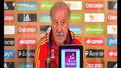 Del Bosque: "Para jugar en Brasil hay que empezar ganando a Georgia"