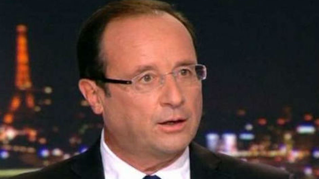 Hollande admite que Francia crecerá menos en 2013 y anuncia recortes masivos