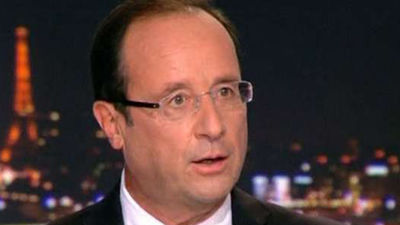 Hollande admite que Francia crecerá menos en 2013 y anuncia recortes masivos