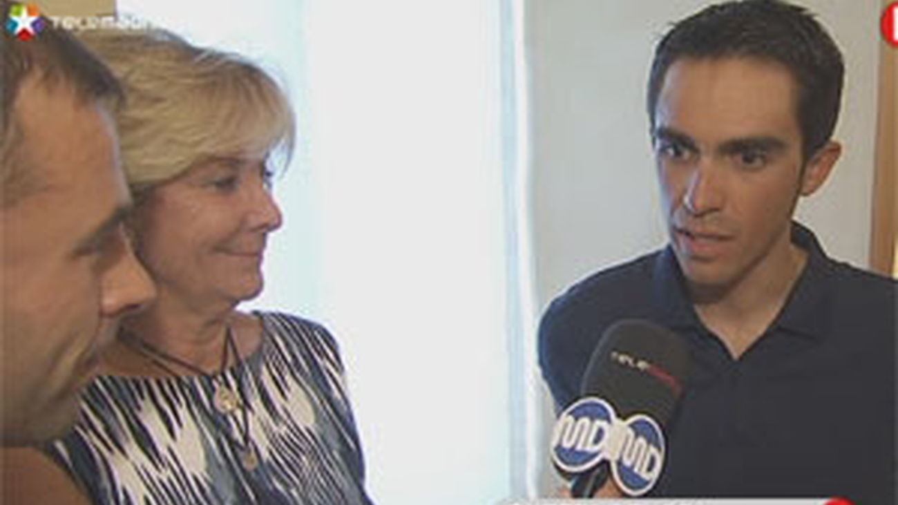 Contador es homenajeado en Madrid