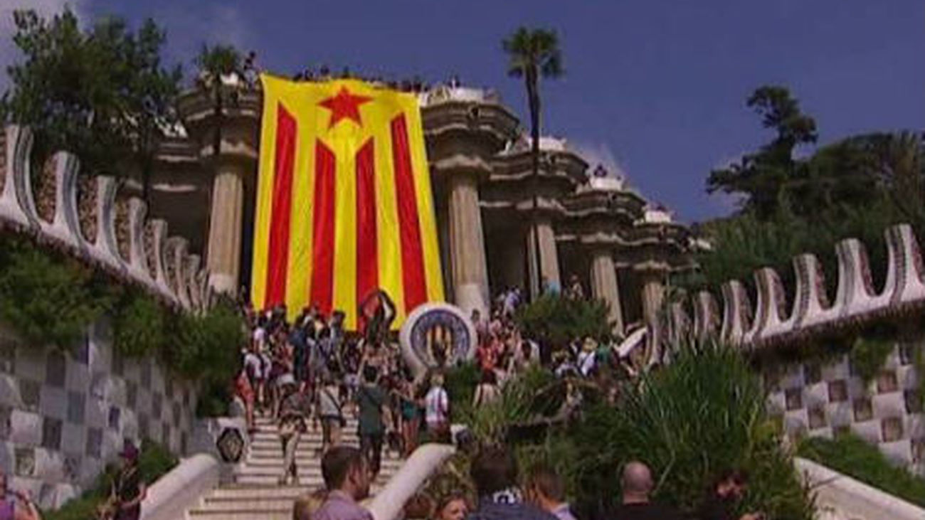 Cataluña celebra su Diada marcada por la marcha soberanista con apoyo del Govern