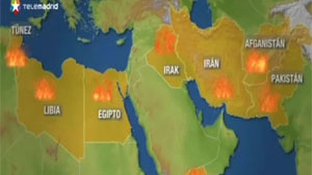 Aumentan a 224 los heridos en choques cerca de la embajada de EEUU en El Cairo