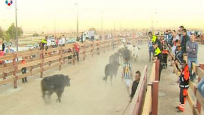 Un herido leve y un contusionado en el último encierro de las fiestas de Móstoles