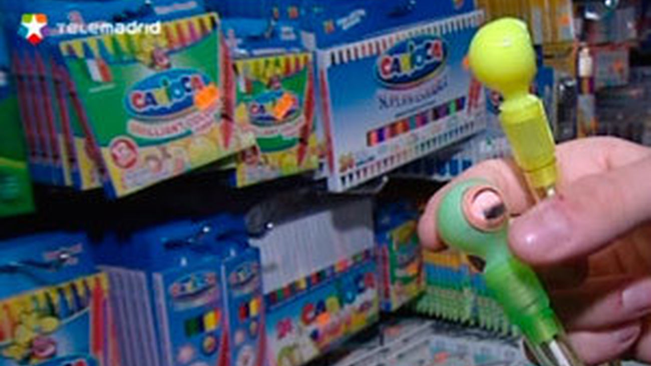 ¿Es seguro el material escolar de los 'todo a un euro'?