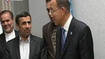 Ahmadineyad critica al Consejo de la ONU por sancionar a su país y no a Israel