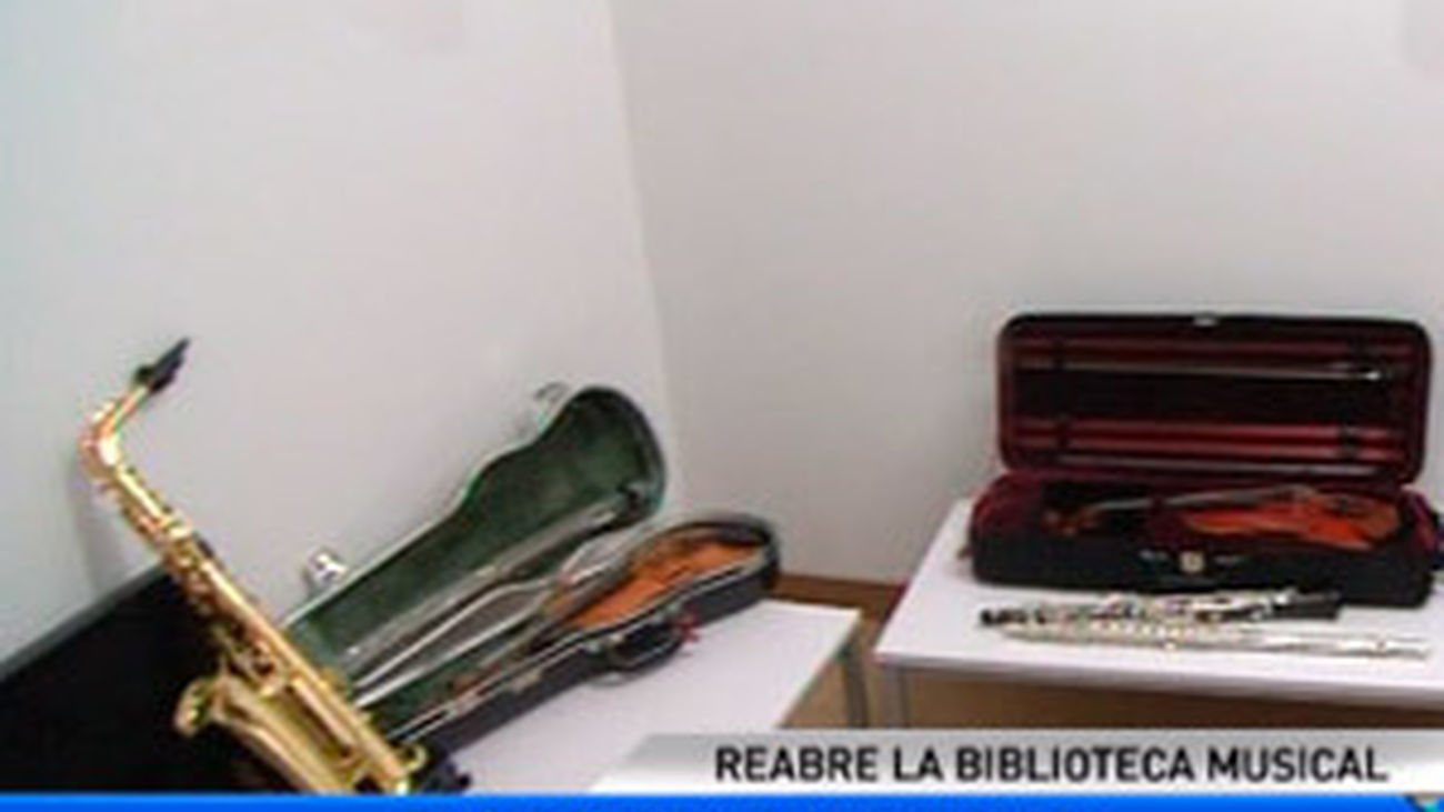 Reabre la Biblioteca musical