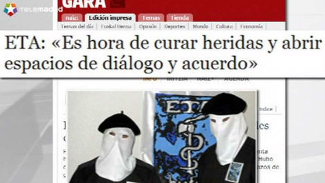 ETA insta a la izquierda abertzale a "corregir errores"  y dice que sería un error "conformarse"