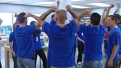 El iPhone 5 ha llegado esta madrugada a La Puerta del Sol