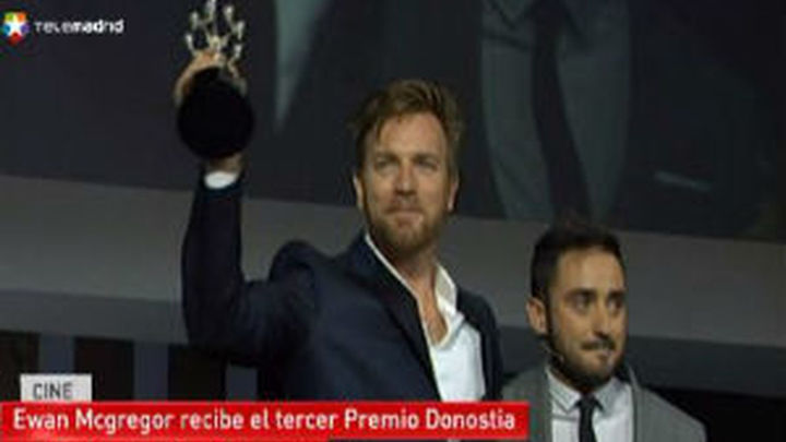 Ewan McGregor recibe el tercer Premio Donostia del Festival de San Sebastián