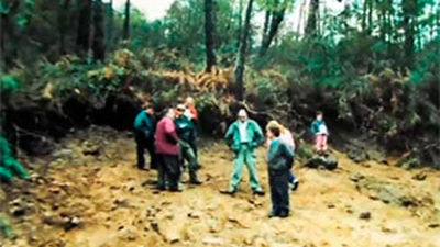 ¿Qué causó el cráter de la serra de Outes?