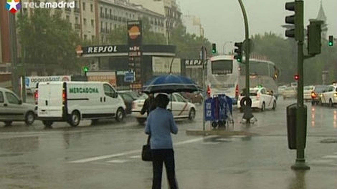 Lluvia en Madrid