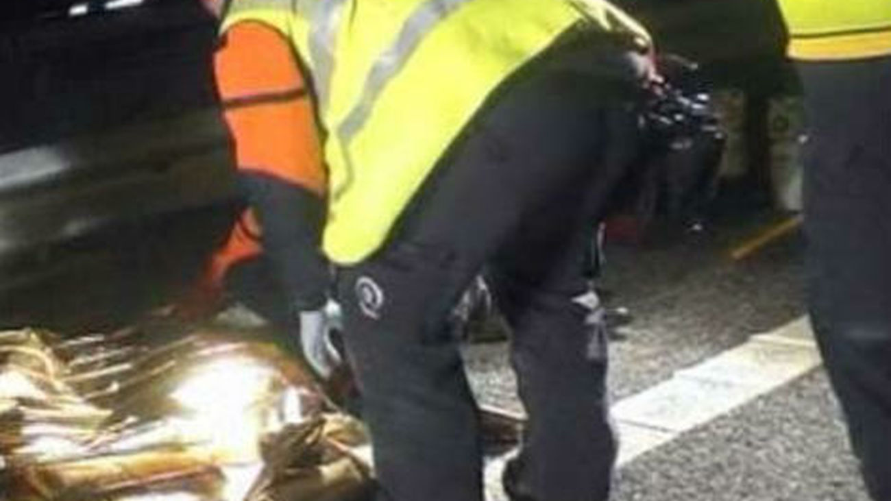 Un joven muere atropellado en la M-50, junto a la crretara de Valencia