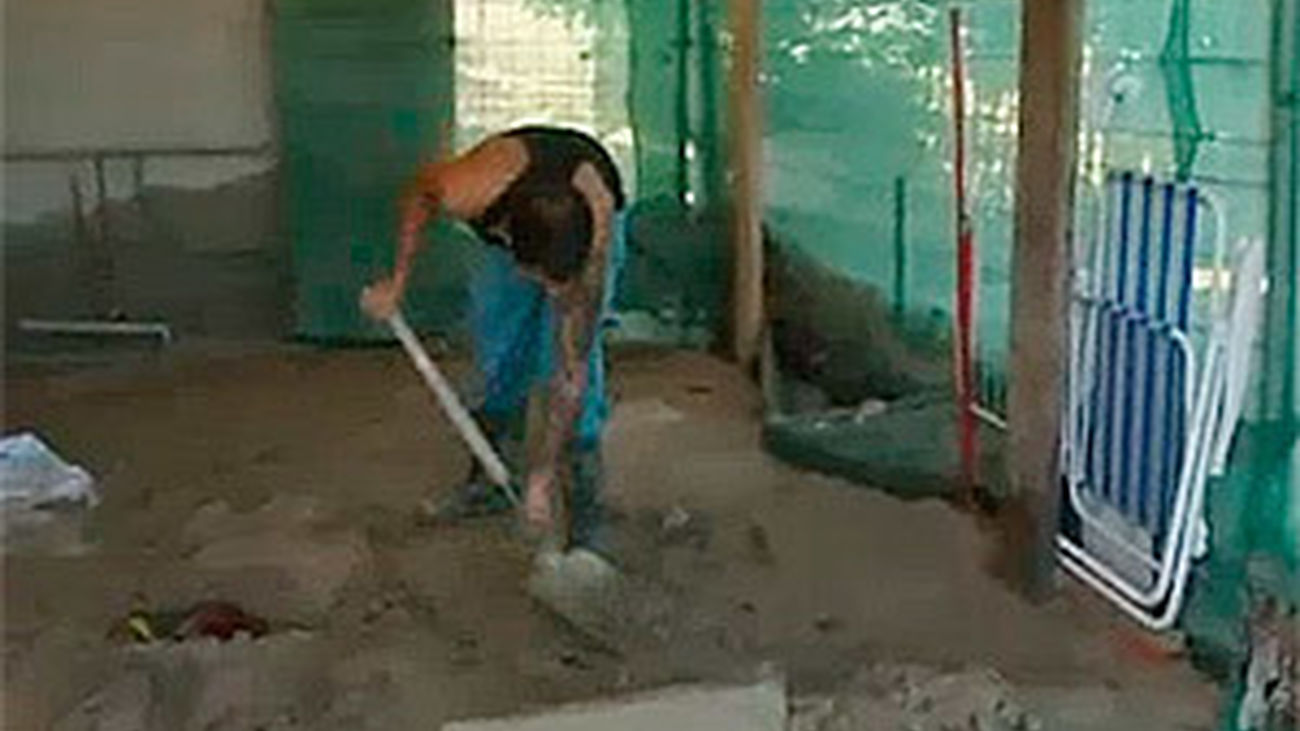 Las lluvias del viernes afectan a once familias de Villaverde