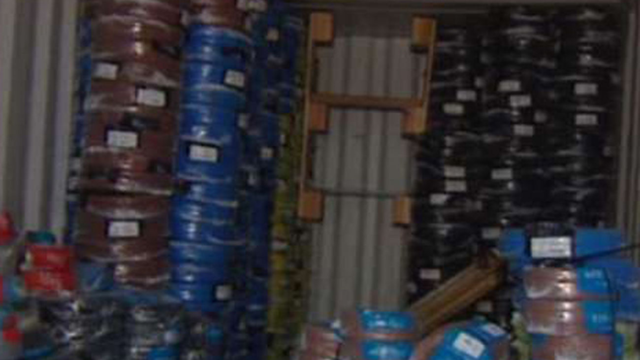 Robo in fraganti de cobre