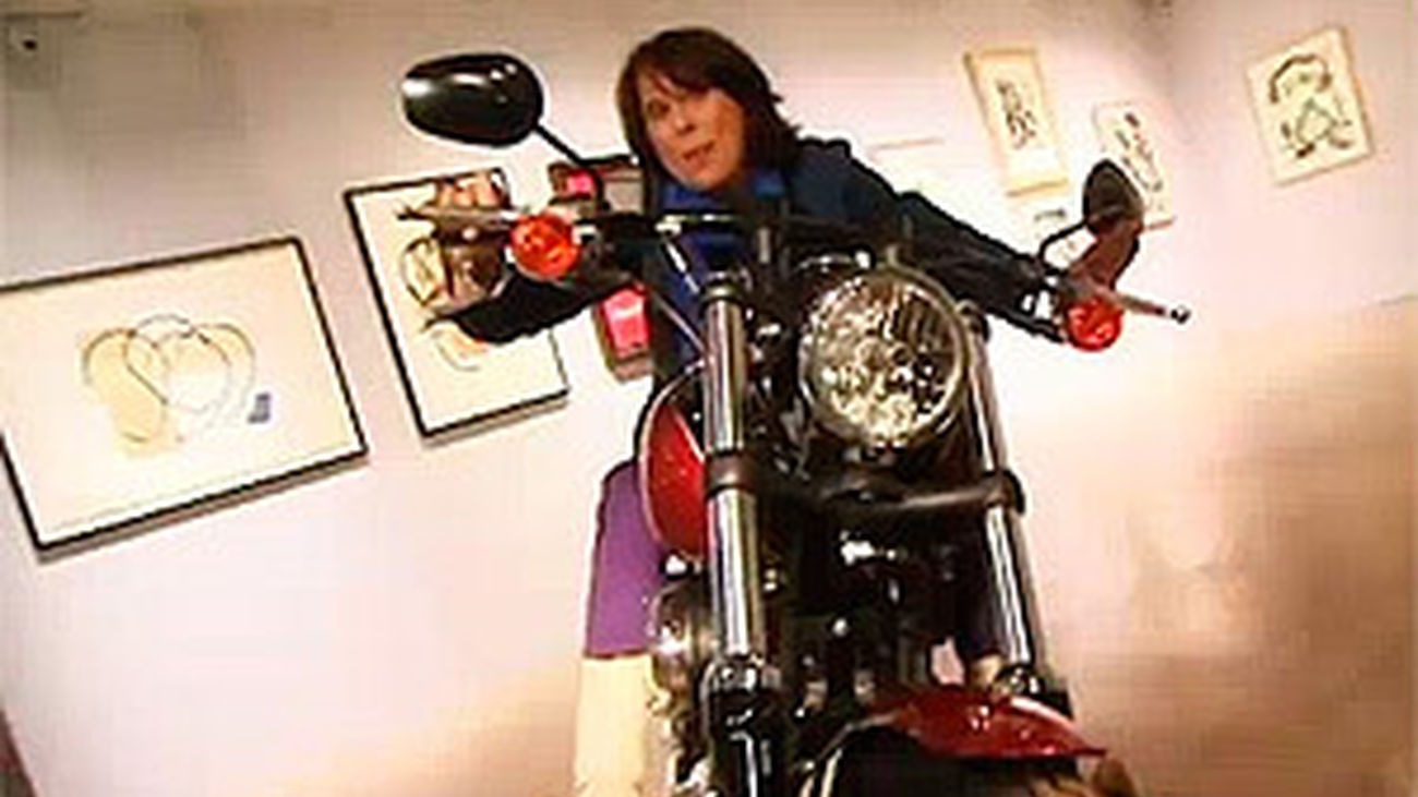 Una mezcla sugerente: comida oriental, arte y motos