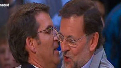 Rajoy dice que votar por Feijóo es hacerlo por "la unidad" de los españoles