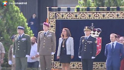 Homenaje a la bandera en Pozuelo de Alarcón