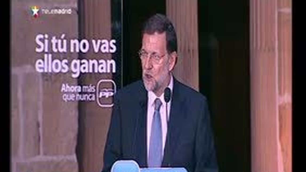 Rajoy: "Hablar hoy de separaciones es un disparate de dimensiones colosales"