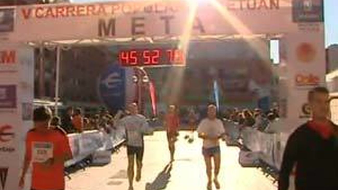 Carrera popular en Tetuán