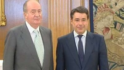 González traslada al Rey las "dificultades" que tiene  Madrid por delante